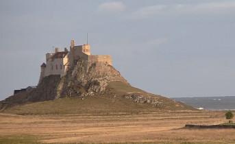 Slika pregleda web-kamere Lindisfarne Castle - Holy Island